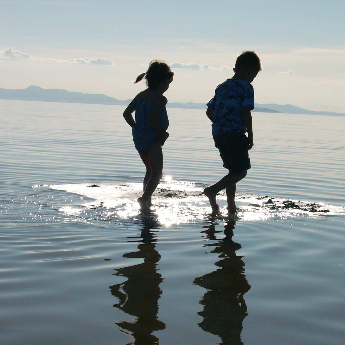 Kids Walking on Water